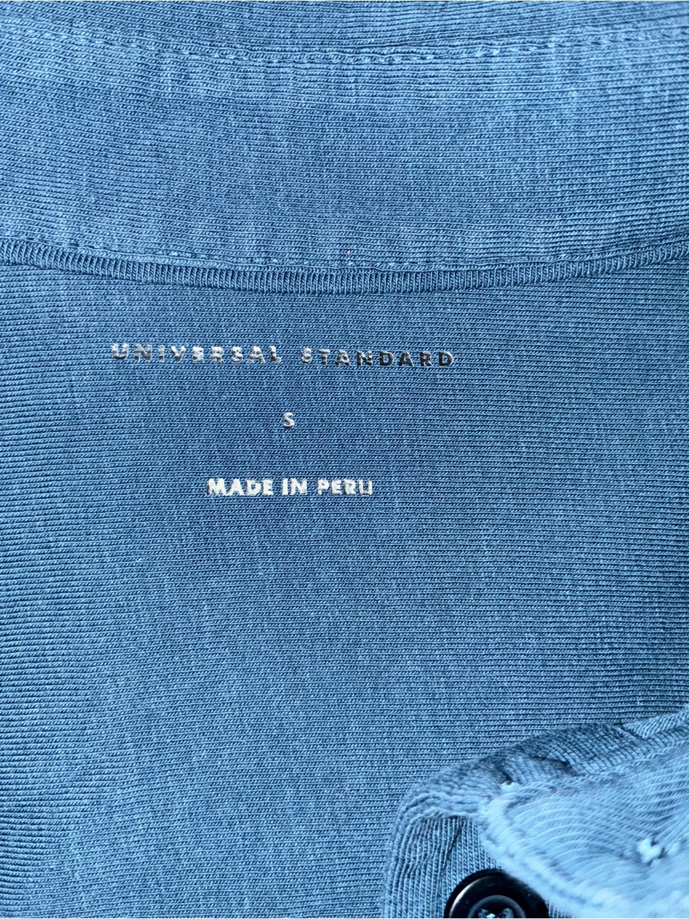 Universal Standard Blue Button Down - Picture 2 of 5
